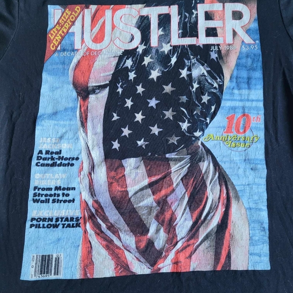 3/$50 Vintage Hustler unisex size small short sleeve t - Picture 4 of 4